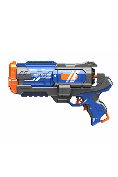 Zapp Toys Pistol cu 15 sageti din burete, Blaze Storm, Zapp Toys, Albastru