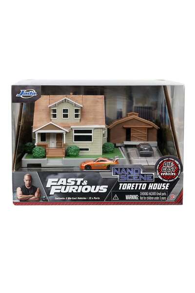 Jada Set Casa lui Toretto si 2 masini, Jada, Fast and Furious