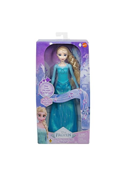 Disney Frozen Papusa Elsa care canta, Disney Frozen, 30 cm, JDX52