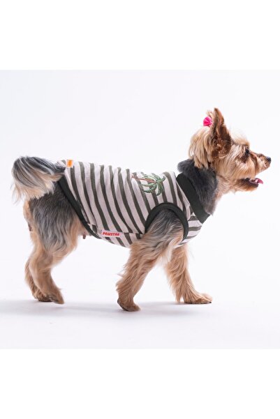 Pawstar Palm Embroline T-Shirt Cat Dog T-Shirt-Cat Dog Outfit