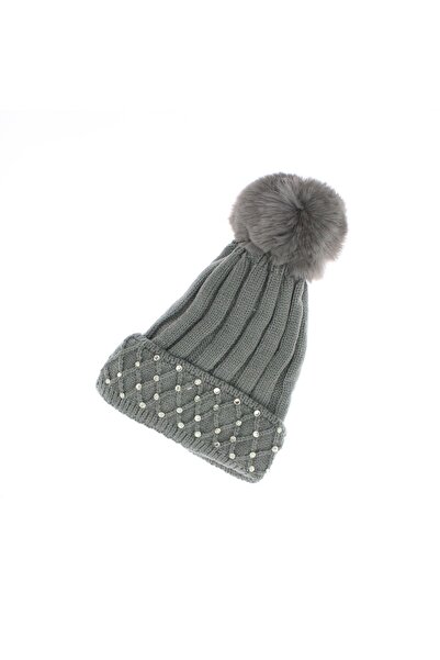 ButicCochet Women's hat, ButicCochet, 70% viscose 30% wool, rhinestone patter...