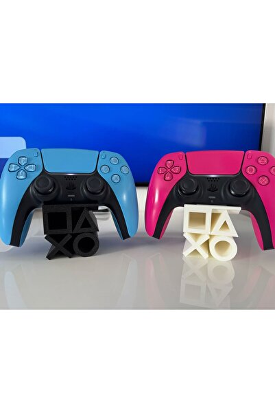 DU&ER 2'li Set PS5 Oyun Kolu Standı | Masaüstü Gamepad Tutucu ve Dekoratif Oy...