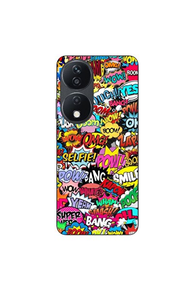 OEM Husa compatibila cu Honor X7b Silicon Gel Tpu Model Pop Art Pow Wow Boom
