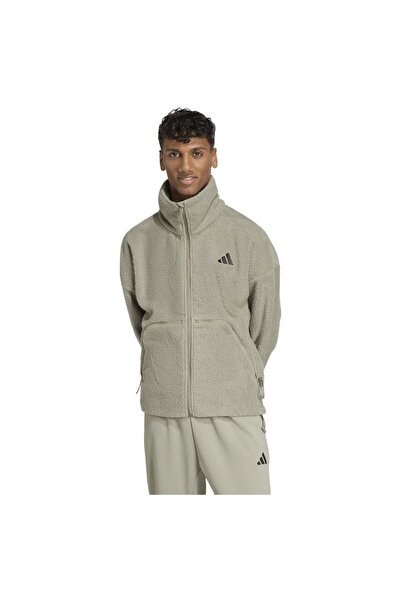 adidas Mens City Tech High Pile Full-Zip Fleece Jacket 2XL