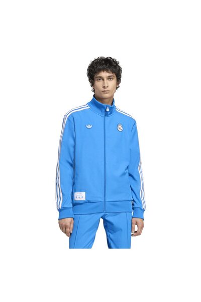adidas Ανδρική Ζακέτα Φόρμας Ρεάλ Μαδρίτης με Εικόνες Περιοχής S