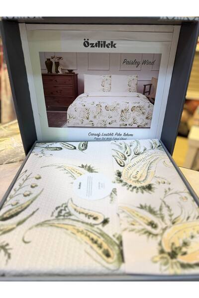 Özdilek Paisley Wind Single Pique Set