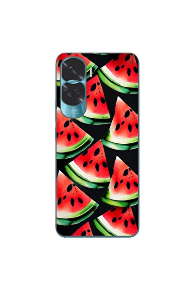 OEM Husa compatibila cu Honor 90 Lite 5G Silicon Gel Tpu Model Watermelon Slices