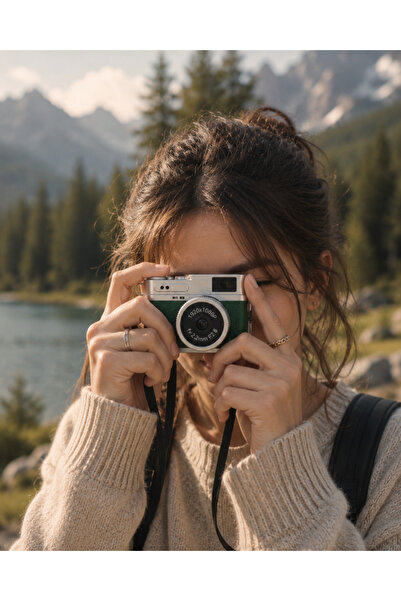 OEM 1080P HD Mini Kamera IPS Ekranlı 4K Lens Destekli Taşınabilir Dijital Kamera