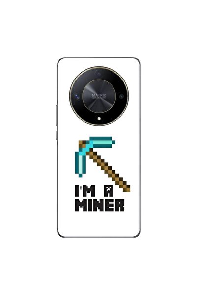 OEM Husa compatibila cu Honor Magic6 Lite Silicon Gel Tpu Model Minecraft Miner