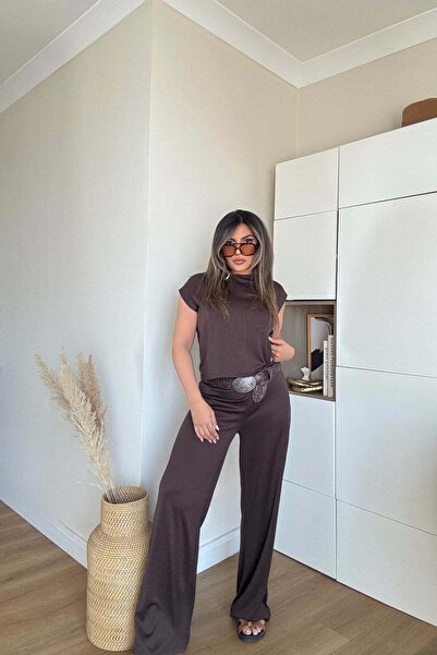 manana fashion Modal Fabric Sleeveless Tshirt Trousers Summer Two-Piece Set