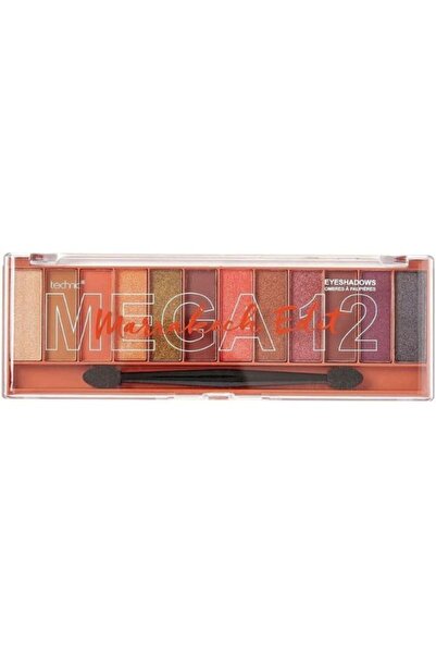 TECHNIC Mega 12 Eyeshadow Palette - Marrakech Edit | 12-Shade High-Pigment Pa...