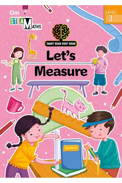 Om Books International Smart Brain Right Brain Maths Level3 Let's Measure