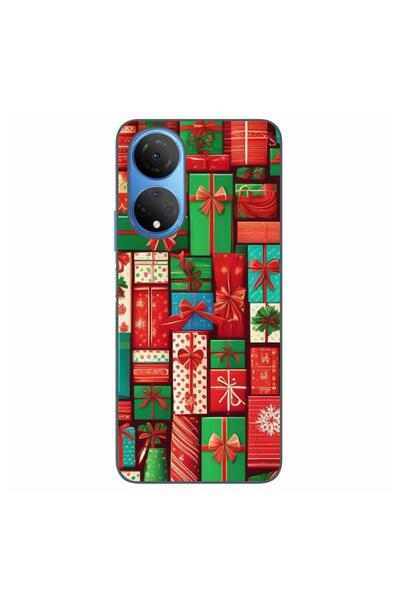 OEM Husa compatibila cu Honor X7 Silicon Gel Tpu Model Xmas Gifts Pattern