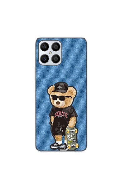 OEM Husa compatibila cu Honor X8 Silicon Gel Tpu Model Bear Skate Fashion
