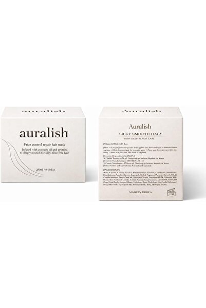 auralish Frizz Control Repair Hair Mask with Keratin & Protein – Deep Conditioning Treatment for Dry and Damaged Hair