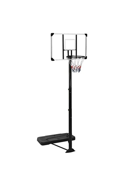 vidaxl Suport coș de baschet, transparent, 256-361 cm, policarbonat