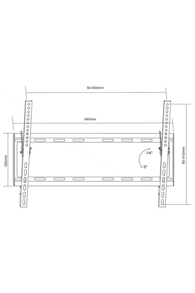 Maclean Suport TV de perete MC-605, suport monitor 32'' - 70'', VESA reglabil...