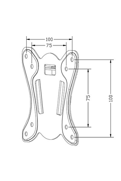 Maclean Suport TV MC-715A, VESA maxim 100x100, 13-27 inch, 25 kg