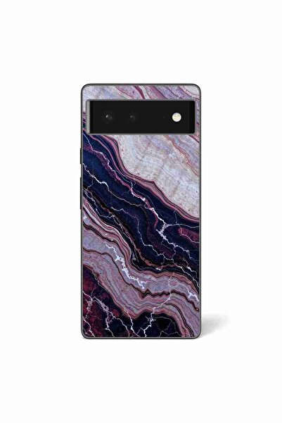 OEM Husa compatibila cu Google Pixel 6 Silicon Gel Tpu Model Amethyst Sand Ma...
