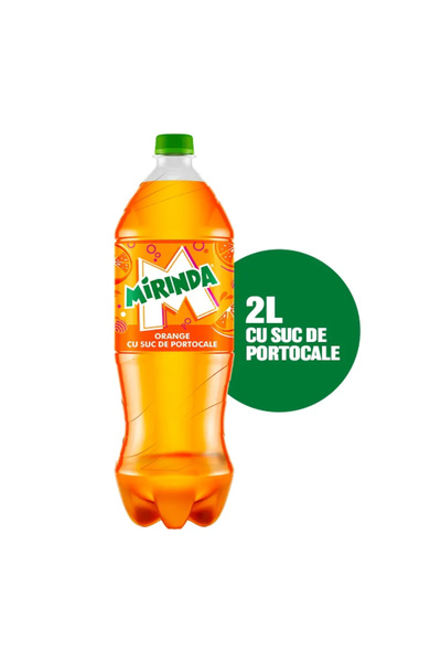 mirinda Bautura racoritoare carbogazoasa Orange, 2 L