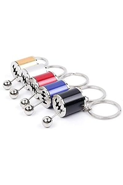 Yıldızan -Movable Car Gear Shift Keychain Six Speed Manual Gear Shifter Knob ...