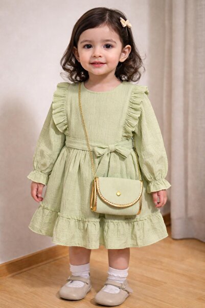 Arjen Girl's Dress with Bag