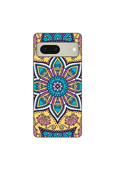 OEM Case compatible with Google Pixel 8 Silicone Gel Tpu Pattern Mandala Twil...