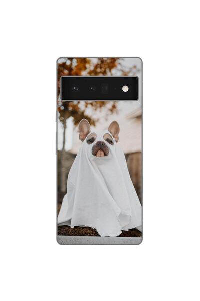 OEM Husa compatibila cu Google Pixel 6 Pro Silicon Gel Tpu Model Halloween Ca...