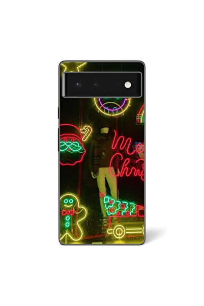 OEM Husa compatibila cu Google Pixel 6 Silicon Gel Tpu Model Craciun Vitrina ...