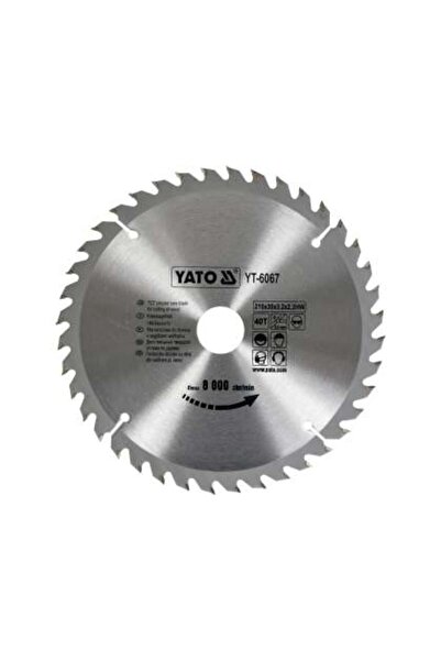 yato Disc Fierăstrău Circular Pentru Lemn 210X40Tx30Mm