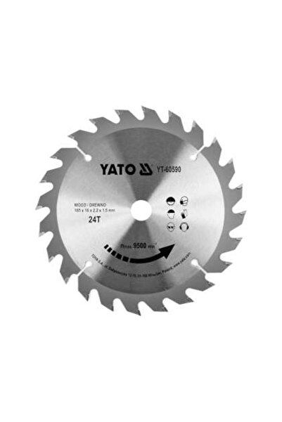 yato Disc Circular Pentru Lemn 165X24Tx16Mm