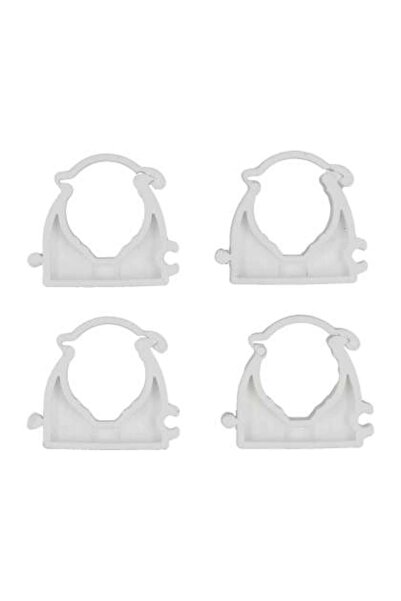 Vorel Комплект от 4 заключващи се скоби за тръби PVC, PE, PE-X, PP, PB, 22 мм