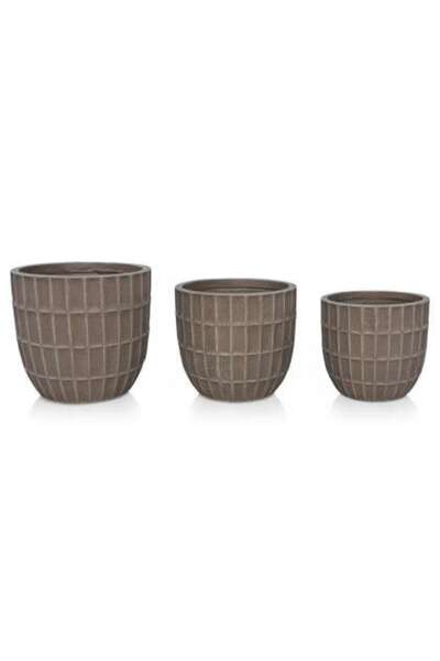 Romprofix Set Ghivece Exterior - Galia, 3 piese.