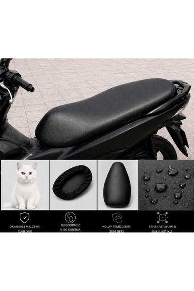 lawrenceshop Husa pentru șa motocicletei Honda Spacy 110 Alpha 2 Protecție im...