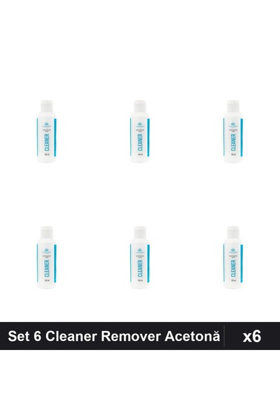 global fashion Set 6 Cleaner Remover Acetonă 120ml, Degresare și Îndepărtare ...