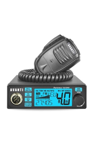 Avanti CB radio station Karma PRO 2023 MSR, 12/24V, Autosquelch MSR