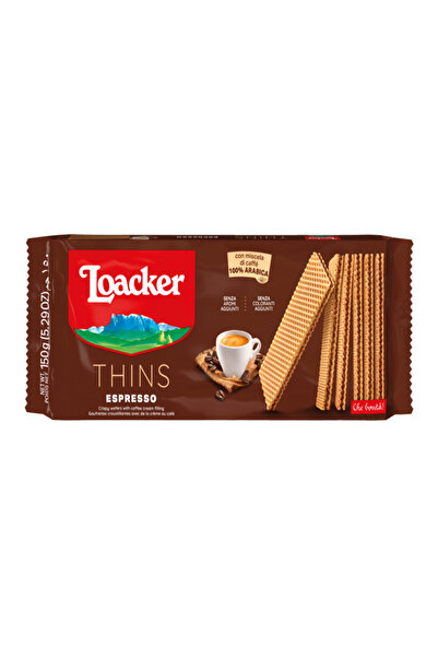 Loacker THINS WITH ESPRESSO 18x150G