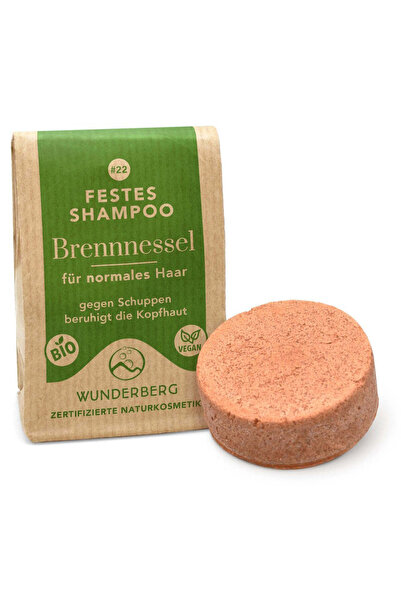 WUNDER Sampon solid bio cu urzica, 48g Wunderberg
