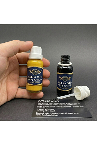 Melsa 10ml Oto Koduna Göre Rötuş Boyası