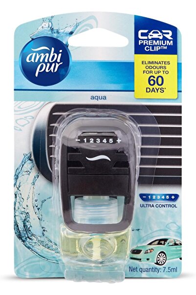 Ambi Pur Aqua Car Vent Air Freshener Starter Kit (7.5 ml)