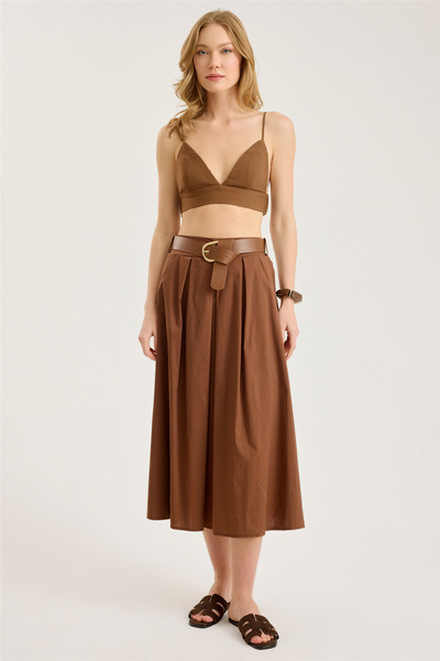 HomeStore Belted 2-Pocket Skirt