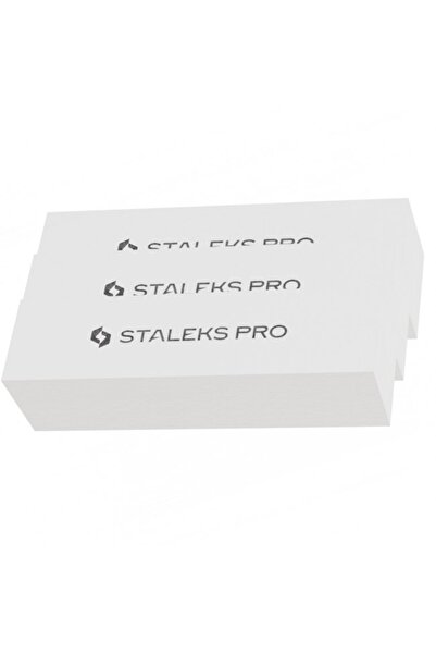 STALEKS Set profesional de pile de unghii dreptunghiulare, granulație 150, se...