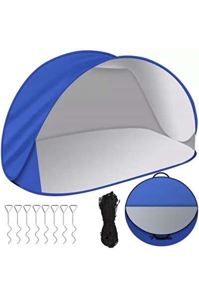 Trizand Pop-Up Beach Tent UV 30+ | 220x120x100 cm Blue
