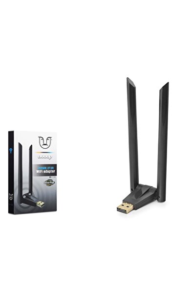 HADRON NONAP W136 USB WiFi Adaptör 300 Mbps Dahua DVR Uyumlu - Siyah - RTL8192EU