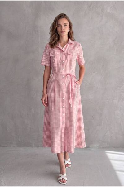 Cistern İstanbul Women's Summer Dress with Tie Detail