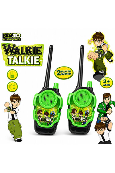 Denx Ben 10 Kids Walkie Talkie Toy Set 2 Player Long Distance Communication R...