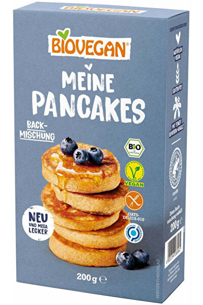 Biovegan Mix bio pentru pancakes, fara gluten, 200g