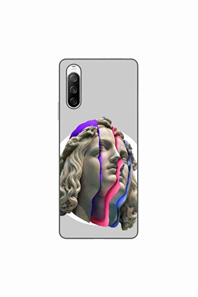 OEM Husa compatibila cu Sony Xperia 10 III Silicon Gel Tpu Model Neon Ruins