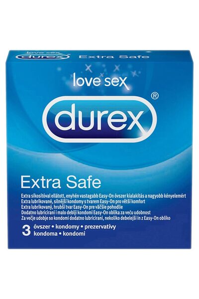 SOHO Set, Durex Prezervative 3 buc /, Extra Safe,