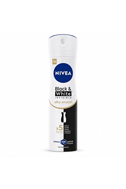 SOHO Spray Deodorant Antiperspirant, NIVEA, Invizibil Negru Alb Mătăsos, 150 ml,